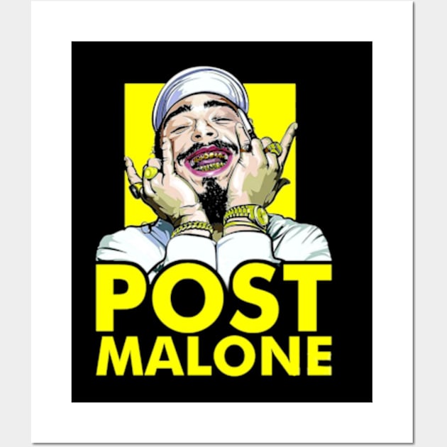 Post Malone Wall Art by TheTwinfine